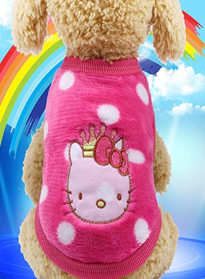 PETANGEL Puppy Clothes for Small Dog & Cat Boy Girl | Winter Warm Cute Kitty Pattern Sweaters for Shihtzu, Lhasa, Papillon and Cats (Size: XXL, Chest: 55cm, Back Length: 45cm) - Image 5